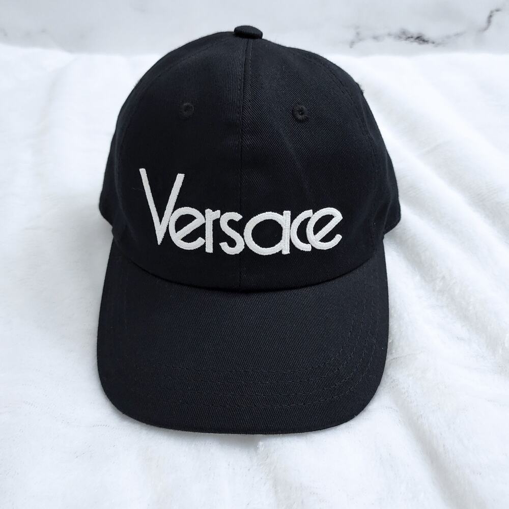 Versace Vintage Logo Baseball Cap Black | Size M | MSRP $360